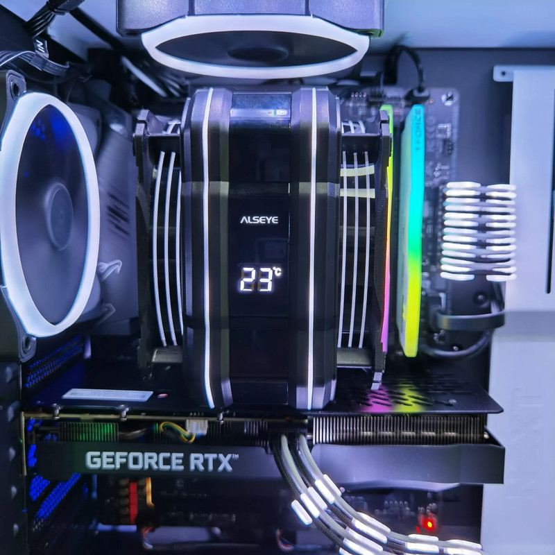 (Pre-Built) Gaming PC Intel i5-11400 w/ Manli RTX 3060 & NZXT H510 Flow - White